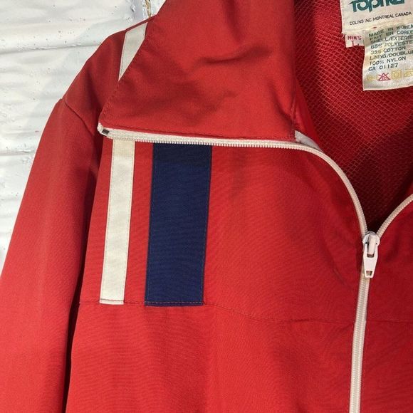 Topher Canada vintage snow suit red white blue 70s - Picture 3 of 11
